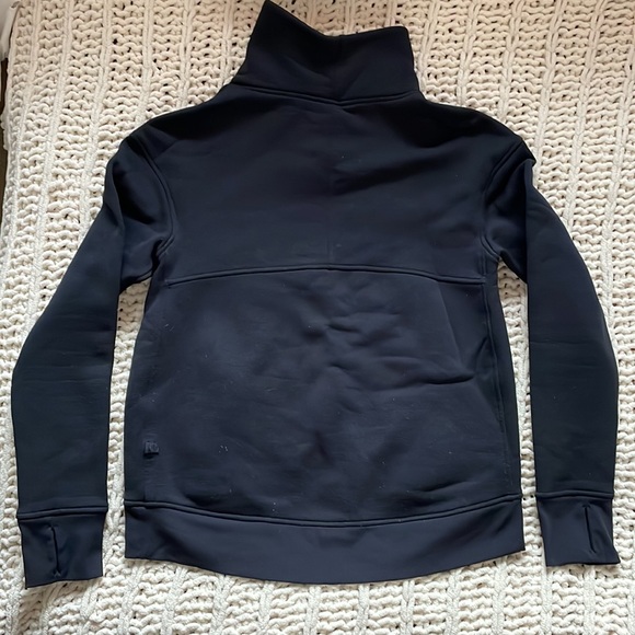 Lululemon Black Turtle Neck Fleece Size 4 - Picture 6 of 6